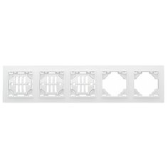 Рамка 5п EKF ERM-G-305-10 белый