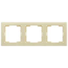 Рамка IEK EMB30-K33 слоновая