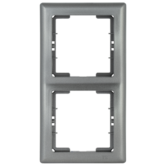 Рамка IEK EMB21-K95 антрацит