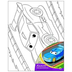 Рыжий кот Картина по контурам