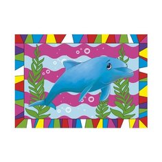 Гравюра Рыжий кот Дельфин в