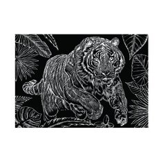 Гравюра Рыжий кот Тигр на охоте