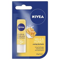 Nivea Бальзам для губ Milk &