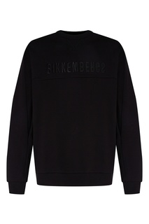 Черный свитшот с логотипом Dirk Bikkembergs