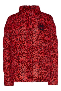 Красная куртка с логотипом Miu Miu