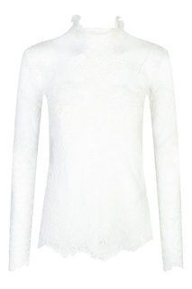 Белая блузка из кружева Ermanno Scervino