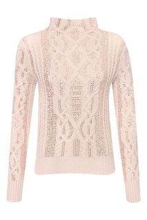 Персиковый свитер с кристаллами Ermanno Scervino