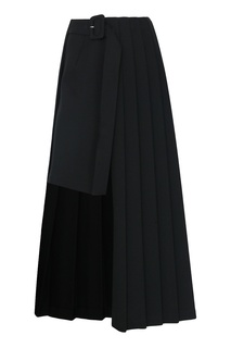 Асимметричная шерстяная юбка Jil Sander