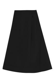 Асимметричная шерстяная юбка Jil Sander