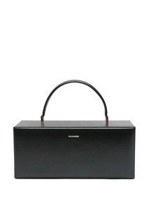 Черная сумка с жестким каркасом Jil Sander