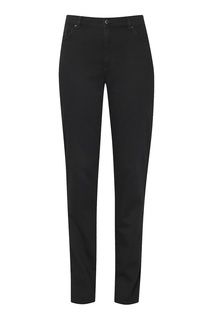 Черные джинсы с блестящей отделкой Marina Rinaldi