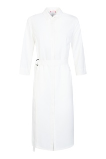 Молочно-белое платье-рубашка Marina Rinaldi
