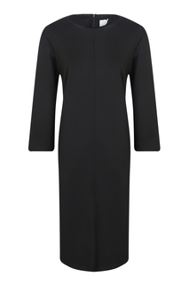 Черное платье с прорезными карманами Marina Rinaldi