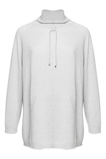 Серый свитер с карманом-кенгуру Marina Rinaldi