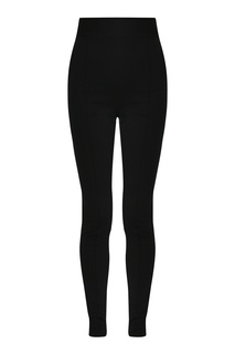 Базовые черные леггинсы со стрелками Ermanno Scervino