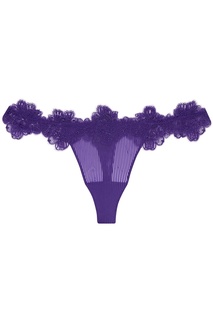 Фиолетовые стринги с кружевом La Perla