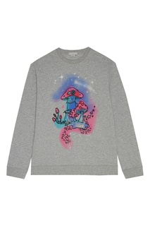 Серый свитшот с рисунком Stella Mc Cartney