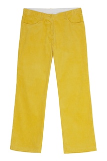 Вельветовые брюки цвета лайма Stella Mc Cartney