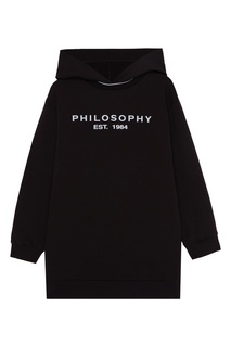 Платье-худи с логотипом Philosophy