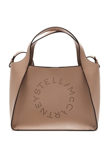 Бежевая сумка-тоут Stella Logo