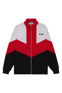 Трехцветная спортивная куртка Msgm