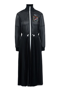 Черное платье в спортивном стиле RED Valentino