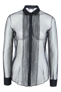 Черная прозрачная рубашка Fabiana Filippi