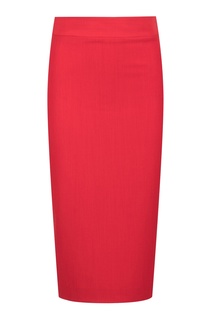 Узкая юбка ярко-красного цвета Blumarine