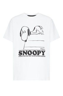 Белая футболка с принтом Peanuts x The T-shirt Marc Jacobs