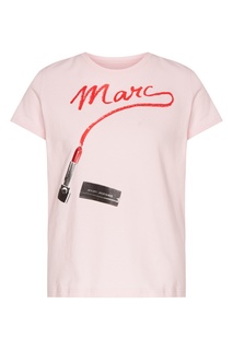 Розовая футболка с принтом St. Mark’s The Marc Jacobs