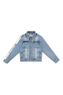 Синяя джинсовая куртка с логотипом Philipp Plein