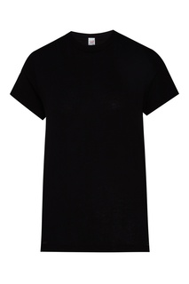 Свободная черная футболка Girlfriend Re/Done