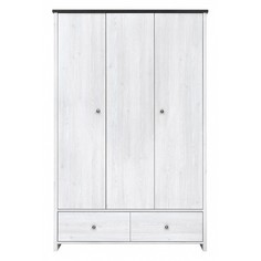 Стеллаж комбинированный Порто SZF3D2S Black Red White