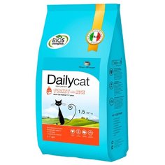 Корм для кошек DailyCat Adult Hairball Turkey & Rice (1.5 кг)
