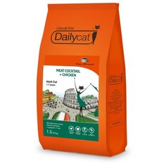 Корм для кошек DailyCat (1.5 кг) Casual Line Adult Meat Cocktail + Chicken