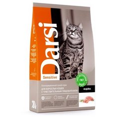 Корм для кошек Darsi при чувствительном пищеварении, с индейкой 10 кг