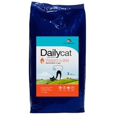 Корм для кошек DailyCat (3 кг) Adult Indoor Turkey & Rice