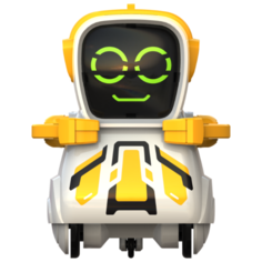 Интерактивная игрушка робот Silverlit Pokibot Квадратный желтый