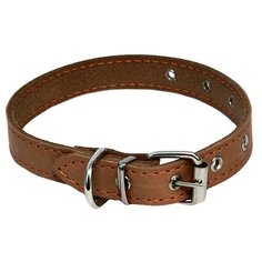 Ошейник КАСКАД Classic для щенков 39-51 см коричневый