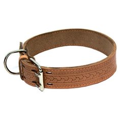 Ошейник КАСКАД Classic (00035081-01) 50-59 см коричневый