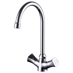 Смеситель для кухни (мойки) KAISER Topaz 17233 двухрычажный хром