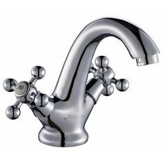 Смеситель для раковины (умывальника) Zollen ES53420511 двухрычажный хром