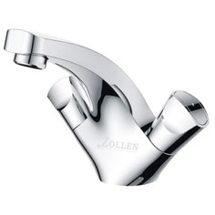 Смеситель для раковины (умывальника) Zollen MI53420932 двухрычажный хром