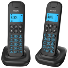 Радиотелефон Alcatel E192 Duo черный