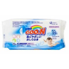 Влажные салфетки Goo.N Для чувствительной кожи сменный блок 70 шт. Goon