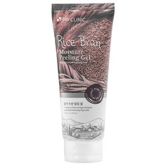 3W Clinic пилинг-гель для очищения кожи лица с экстрактом бурого риса Rice Bran Moisture Peeling Gel 180 мл 1 шт.