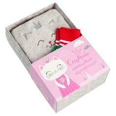 Плед Крошка Я Кошечка 4555090 90х100 см серый