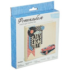 Альбом Арт Узор 15,7 × 15,7 см, My Adventure бежевый/синий