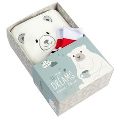 Плед Крошка Я Мишка 4555093 90х100 см белый