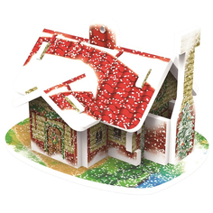 3D-пазл IQ Puzzle 3D Рождественский дом (17009), 10 дет.